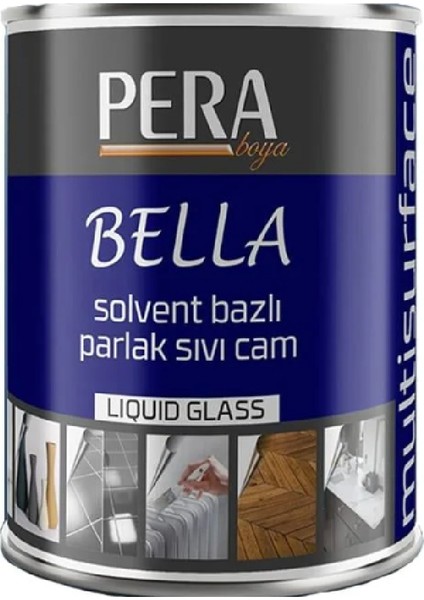 Bella Solvent Bazlı Sıvı Cam 500GR Parlak