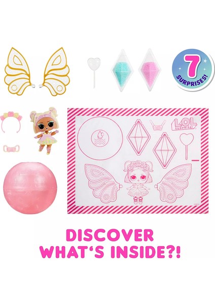L.o.l. Surprise Fairies Serisi Bebek – 7 Sürprizli Kanatlı Koleksiyon Figürü