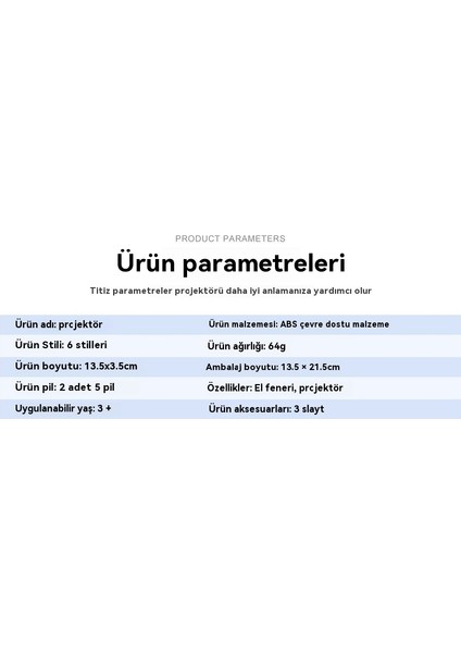 Çocuk Projeksiyon Hikayesi Erken Eğitim Bilişsel Yatmadan Önce Projeksiyon El Feneri Oyuncak (Yurt Dışından)