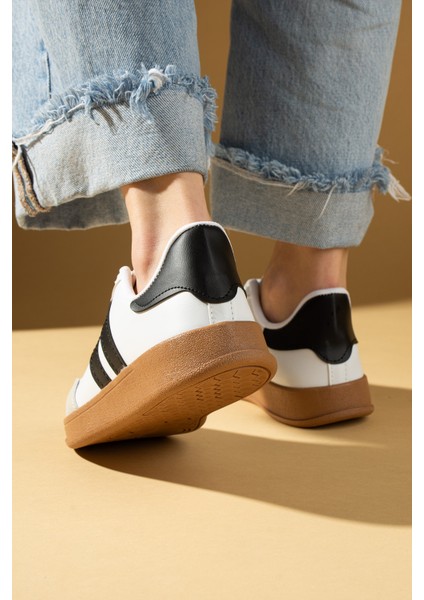 Rahat Taban Bağcıklı Kadın Sneaker 001-7001-25SIYAH modelleri