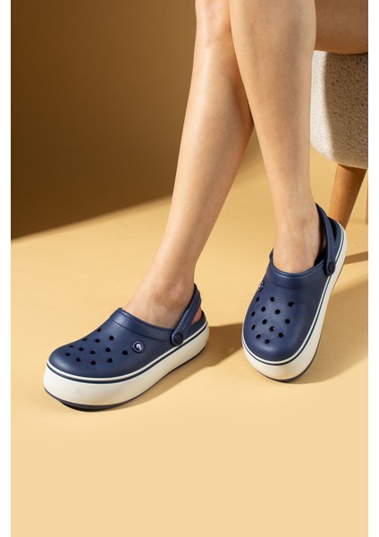 Beyaz Şeritli Yüksek Taban Comfort Eva Kadın Sandalet 011-812-25 fiyatları