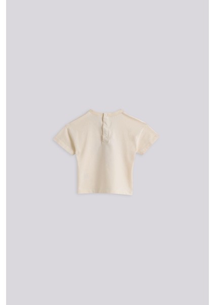 Bg Store Kız Bebek Ekru Tshirt