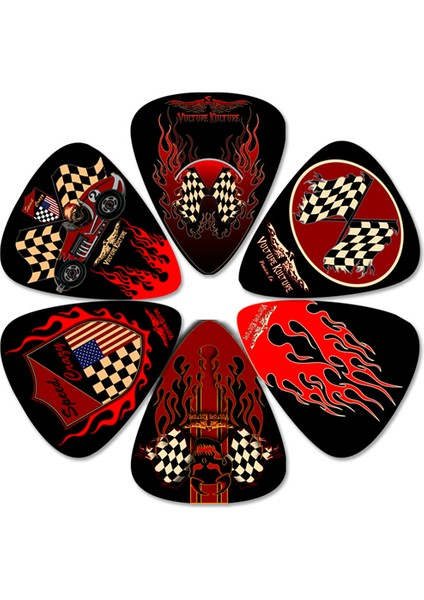 Lp-Vk6 Vulture Kulture Gitar Pena Seti 6 Adet