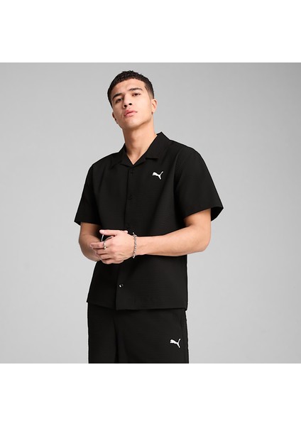 Wardrobe Essentials Erkek Siyah Gömlek (629663-01)