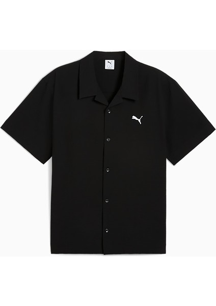 Wardrobe Essentials Erkek Siyah Gömlek (629663-01)