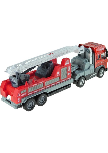 Oyuncak Itfaiye Tırı Metal Tır 25 cm Kurtarma Tırı Sürtmeli modelleri