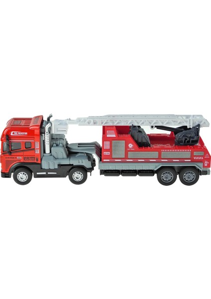 Oyuncak Itfaiye Tırı Metal Tır 25 cm Kurtarma Tırı Sürtmeli fiyatları