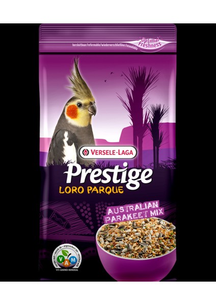 Prestıge Premıum Loro Parque Avustralya Paraket Yemi 1kg Nrmsa