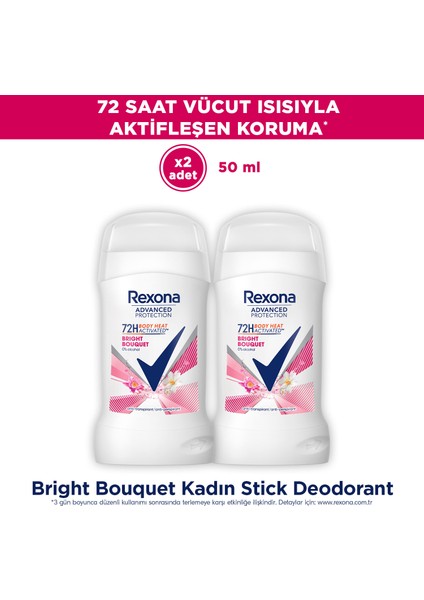 Advanced Protection Kadın Stick Deodorant Bright Bouquet 50 ml X2