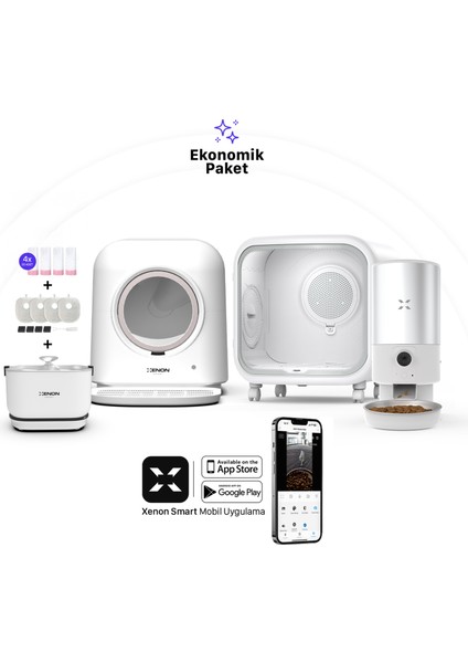 Akıllı Otomatik Kedi Tuvaleti Evcil Hayvan Kurutma Makinesi Premium 6'lı Pet Ürünleri Seti fiyatları