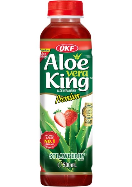 Aloe Vera King Premium Strawberry 500ML