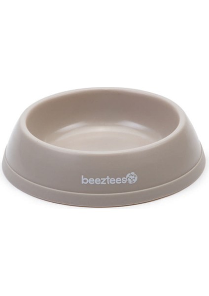 Kedi Mama Su Kabı, Plastik, Bej 14,5cm Nrmsa