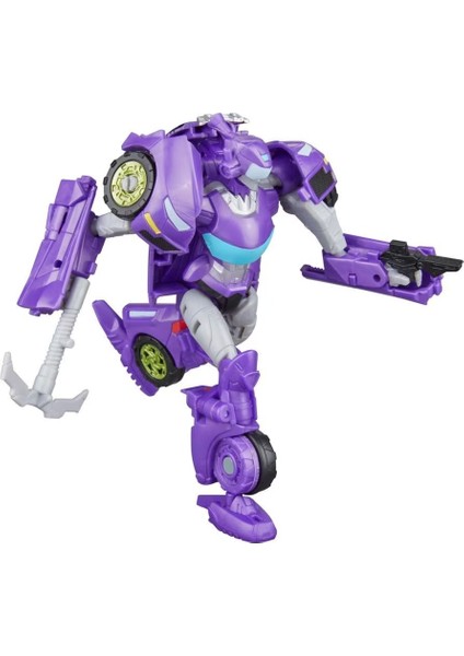 Transformers Earthspark Terran Hashtag Deluxe Figür – 2’si 1 Arada Robot ve Kamyonet Oyuncak