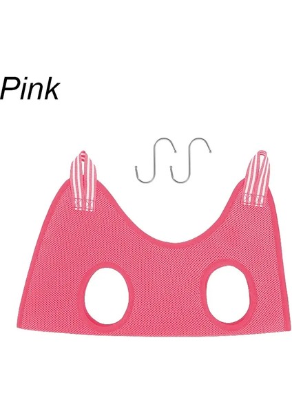 Kedi Bakımı Tırnak Kesimi Anti-Çizik Isırma Sabit Çanta Banyo Bakım Kısıtlama Çantası Güzellik Hamak Asılı Evcil Hayvan Malzemeleri Renk:pembe/boyut:s (Yurt Dışından)