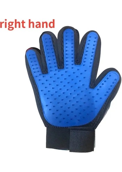 Kediler Için Kedi Tımar Eldiveni Yün Evcil Hayvan Saçları Deshedding Fırça Tarağı, Evcil Köpek Temizleme Masaj Eldiveni Aktarma Için Eldiven: Sağ Mavi (Yurt Dışından)