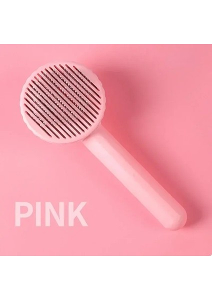 Kedi Tüy Temizleme Matları Çözme Fırça Tarak Köpek Tüy Temini Fırçası Kedi Bakım Aracı Köpek Tüy Dökücü Tırmalama Iğne Tarak Renk:pembe (Yurt Dışından)