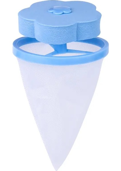 Pet Saç Çıkıcı Yeniden Kullanılabilir Top Yün Sticker Çamaşır Makinesi Filtre Pet Kürk Lint Catcher Çamaşır Temizlik Araçları Kedi Aksesuarları Renk: Mavi/boyut: 2 Adet (Yurt Dışından)