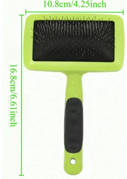 Köpek Fırçası Evcil Hayvan Saçı Temizleyici Masaj Kedi Tarakı Evcil Hayvan Bakımı Köpek Saçı Fırçası Paslanmaz Çelik Tarak Köpek Saçı Düğüm Açıcı Evcil Hayvan Ürünleri Renk:b (Yurt Dışından)
