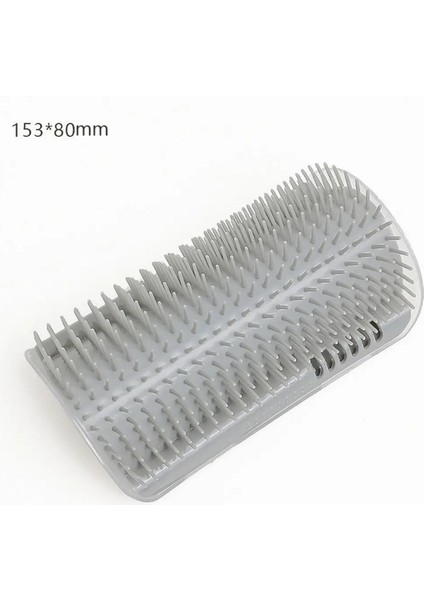 Kedi Banyo Fırçası Masaj Aracı Kendiliğinden Temizlenen Evcil Hayvan Tüyü Sökücü Duvara Monte Tırmalama Taraklı Bakım Tarakları Güzellik Malzemeleri Renk: Gri 153X80CM (Yurt Dışından)