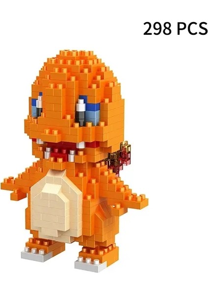 24PCS Pokemon Blokları Küçük Çizgi Film Yapı Bloğu Pikachu Charizard Eevee Mewtwo Anime Montaj Pokemon Model Bebek Oyuncakları Renk: 8072/BEDEN: Kutu Yok (Yurt Dışından)