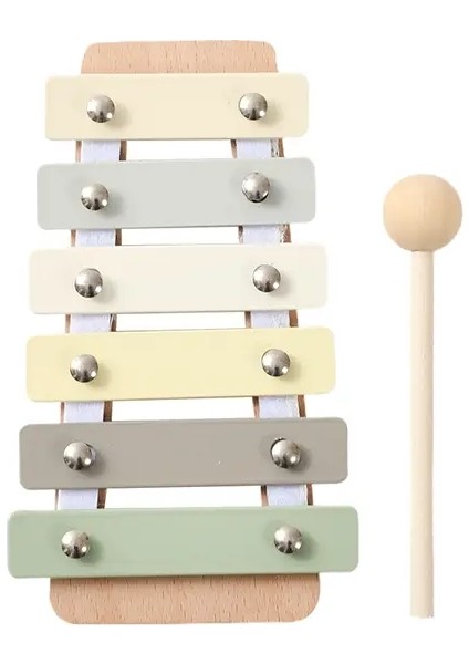 Montessori Ahşap Oyuncak Çok Renkli Çok Renkli Ksilofon Çan Boncukları Davul Sütunu Müzik Aleti Oyuncak Çocuk Eğitim Müzik Aleti Hediye Renk: 07 (Yurt Dışından)