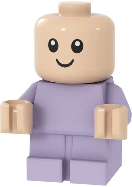 Bebekler Yapı Taşları Oyuncaklar Moc Tuğlaları Dıy Bebek Taşıma Çocuk Hediyeler Renk: Bebek/boyut: 1 Adet (Yurt Dışından)