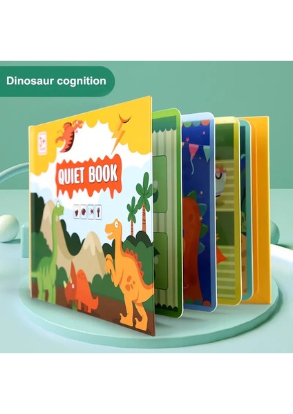 Montessori Meşgul Kitap Çocuklar Için Yetişkinler Eğitim Oyuncakları Bebek Diy Macun Sessiz Kitap Çocuk Hayvanları Sayılarla Karşılaşma Bulmacalar Toys Renk: 300883 (Yurt Dışından)