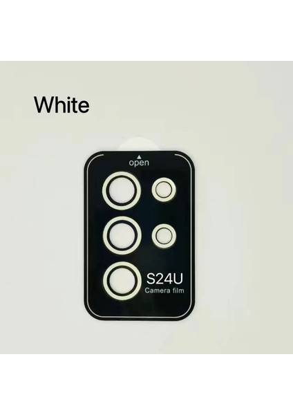 Samsung Galaxy S25 Uitra Lens Için 2-3pcs Aydınlık Seramik Kamera Lens Koruyucu Filmi Samsung Galaxy S24UITRA Lens Renk: Beyaz/paket: S24UITRA (5pcs Için (Yurt Dışından)