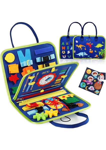 Montessori Toys Meşgul Kurulu Duyusal Etkinlik Motor Becerileri Için Kurul Geliştirme, Toddlerscolor Için Öğrenme Kurulu: Denizkızı (Yurt Dışından)