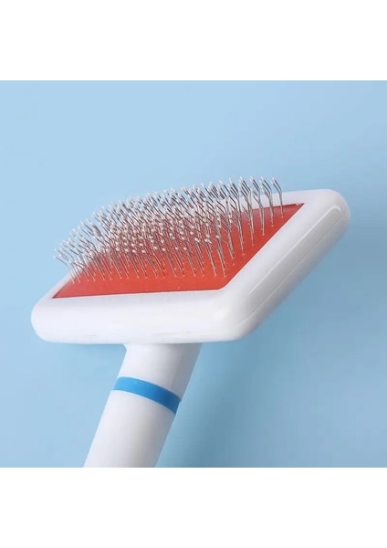 Saç Temizleme Fırçası Köpek ve Kedi Kaymaz Güzellik Fırçası Köpek Bakım Ekipmanları Evcil Hayvanlar Paslanmaz Çelik Köpekler Için Tüy Temizleme Tarak Renk:gri (Yurt Dışından)