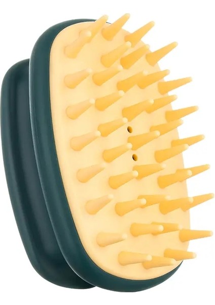 Derin Temizlik Uzun Saç Köpek Fırçası Yumuşak Masaj Banyo Köpekleri Fırça Temiz Araçlar Duş Tomberi Tımarlama Spa Pet Dalgalar: Koyu Gri (Yurt Dışından)