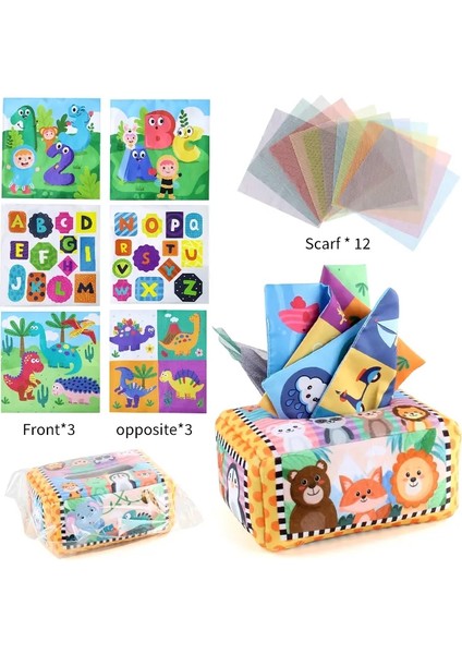 Bebek Doku Kutusu Montessori Eğitim Oyuncakları Toddler Parmak Egzersizi Için Renkli Yumuşak Duyusal Oyuncak Pomma Ipek Fular Hediyeleri 0-18M Renk: 115-78 (Yurt Dışından)