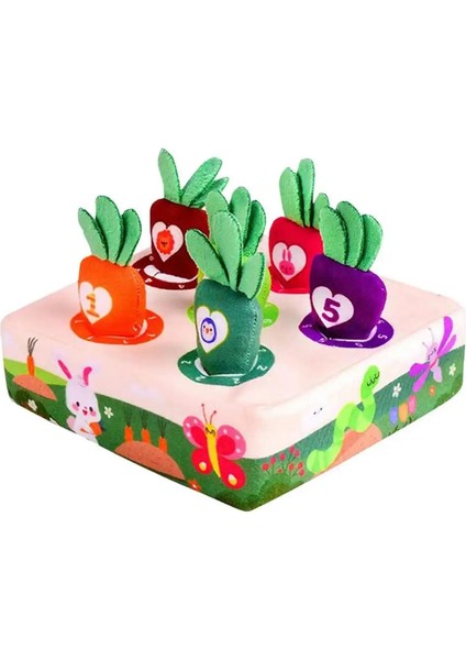 Montessori Toys Havuç Hasat Dolgulu Montessori Oyuncak Havuçları Hasat Oyunu Peluş Sıralama Oyuncaklar Için Hediyeler Çocuklar Için Çocuklar 1-3 Rolor: 01 (Yurt Dışından)