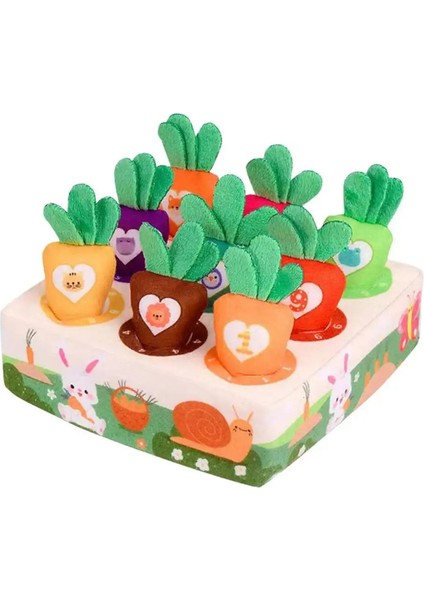 Montessori Toys Havuç Hasat Dolgulu Montessori Oyuncak Havuçları Hasat Oyunu Peluş Sıralama Oyuncaklar Için Hediyeler Çocuklar Için Çocuklar 1-3 Rolor: 01 (Yurt Dışından)