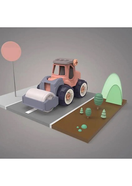 Yaratıcı Minuaturation Truck Yükleme Boşaltma Plastik Diy Kamyon Toysembly Mühendislik Araba Seti Çocuk Hediyeleri Için Eğitim Oyuncak Renk: Roller (Yurt Dışından)