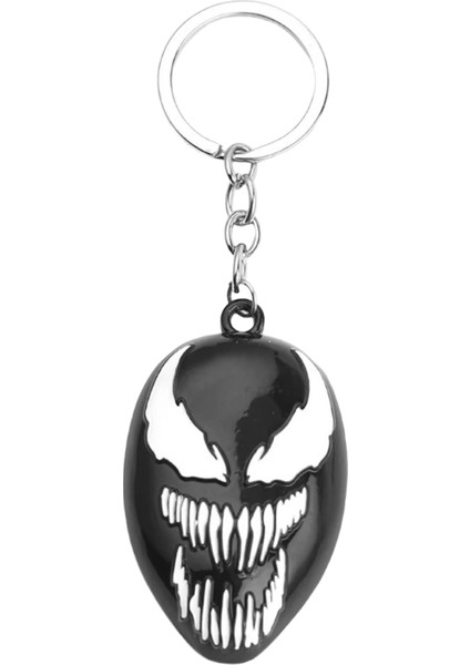 Marvel Süper Kahraman Venom Anahtarlık Yaratıcı Kolye Anahtarlık Araba Anahtarlık Sırt Çantası Kolye Moda Aksesuarları Hediyeler Renk:venom 3 (Yurt Dışından)