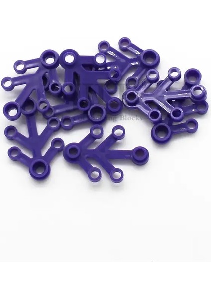 80PCS Moc Bitki Yaprakları 4x3 Ağaç Yaprağı 2423 Bahçe Manzarası Diy Yapı Taşları Tuğlalar Montaj ile Uyumlu Yapı Oyuncakları Renk: Mor 80PCS (Yurt Dışından)