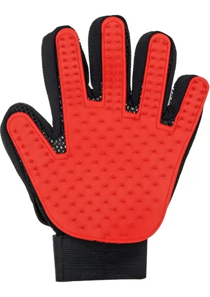 Evcil Eldiveni Tüy Temizleme Için, Kedi ve Köpek Tüy Temizleyici, Evcil Ürünleri, Kedi , Kediler ve Köpekler Için Temizleme Eldivenleri Renk:kırmızı-Sol (Yurt Dışından)