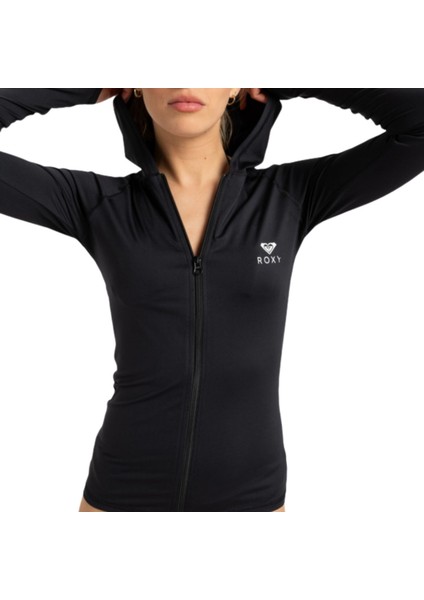 New Essentials Hoodie Zipped Kadın Lycra