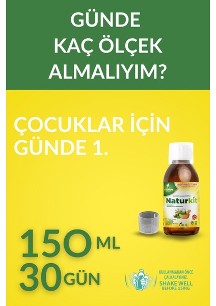 Naturkit Bitki Ekstreleri Ve Vitamin C+ Pelargonyum 150ml