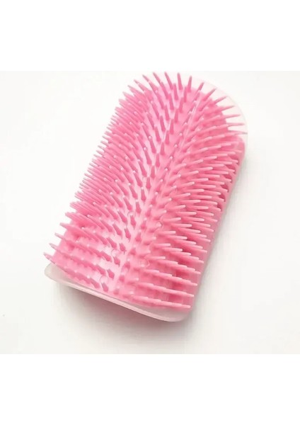 Kedi Fırçası Pet Keden Kendi Damat Köşe Fırçası ve Masaj Kapalı Kediler Için Catnip ile Masaj Tüm Saç Kedileri Köpekleri Renk: Pembe (Yurt Dışından)