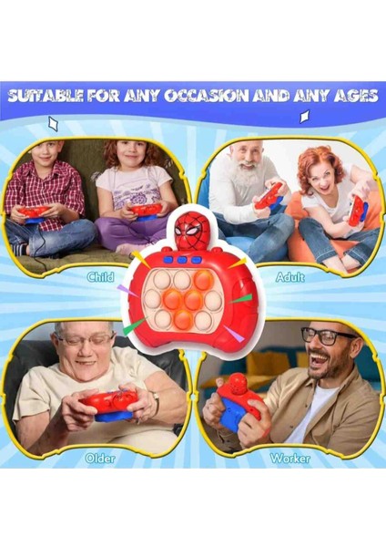 Spiderman Pop-It Elektronik Konsol
