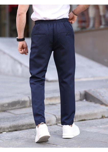 Erkek Casual Double Kumaş Yan Lastik Jogger Pantolon fiyatları