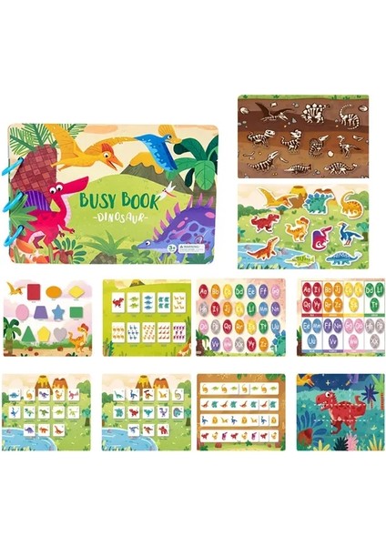 Montessori Çocuklar Için Meşgul Kitap Çocuklar Eğitim Oyuncakları Bebek Diy Macun Sessiz Kitap Çocuk Hayvanları Sayılar Karşılaşma Bulmacalar Oyuncaklar Renk: WT853 (Yurt Dışından)