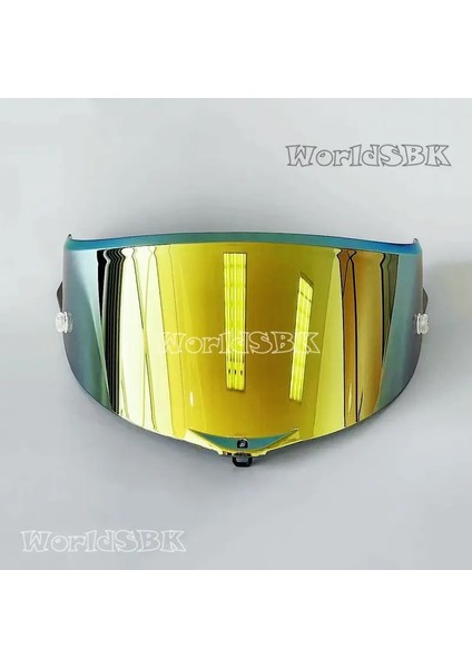 Agv Pısta Gpr Gprr Corsa R Yarış 3 Kask Kalkanı Uv Koruma Ön Cal Casco Moto Aksesuarları Için Motosiklet Kask Vizörü Renk: Altın (Yurt Dışından)