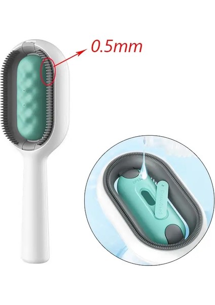 Kedi Köpek Için Çift Taraflı Epilasyon Fırçaları Pet Tavşan Taraması Mendiller Keden Fırçası Kedi Aksesuarları Pet Ürünleri Renk: Kısa Saç Yeşil B (Yurt Dışından)