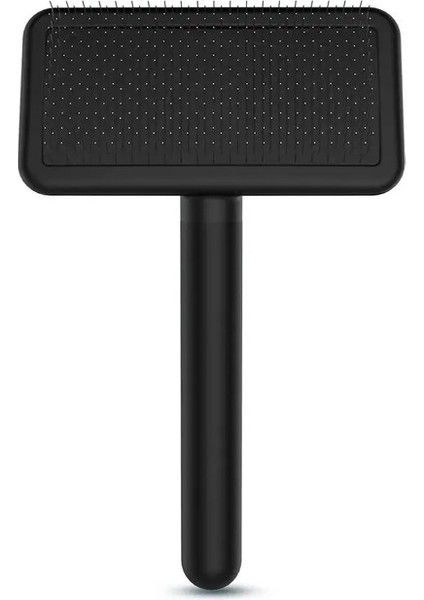 Fenice Pet Cat Dog Tavşan Saç Fırçası Saç Masaj Tomberi Açık Knot Fırçası Grom Temizleme Aracı Paslanmaz Çelik Çelik Needlecolor: Siyah (Yurt Dışından)