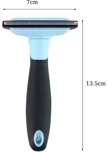 Combs Dog Hair Remover Cat Brush Grooming Tools Pet Detachable Clipper Attachment Pet Trimmer Combs Supply Furmins For Cat Dog Renk:mavi-7cm (Yurt Dışından)
