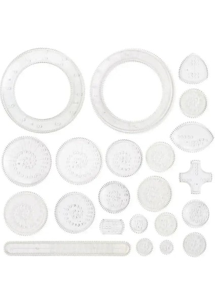 10-33PCS Spirograph Tasarım Sanatları Zanaat Kiti Klasik Inanılmaz Gökkuşağı Sihirli Çizik Kağıt Seti Çocuklar Çocuklar Eğitim Çizim Oyuncak: 22 Adet Yöneticiler (Yurt Dışından)