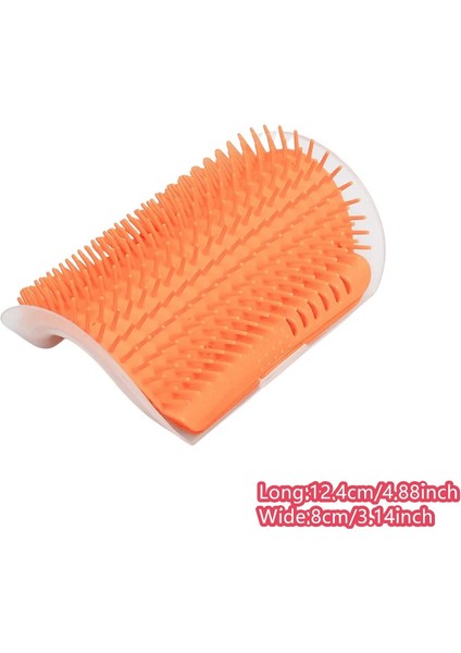 2/1pcs Kedi Fırça Tarak Oyuncak ile Catnip Kedi Duvar Fırçası Kedi Kedi Çizicisi Masaj Kendi Damar Pet Pet Kedi Köşe Çizik Masajı Renk: Turuncu-1pc (Yurt Dışından)